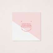 Carte d'affichage moderne pour bijoux à oreille ro (Dos)