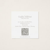 Carte d'affichage moderne pour gameplay et collier (Dos)