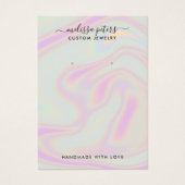 Carte d'affichage moderne pour la bijouterie holog (Devant)