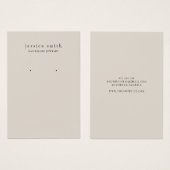 Carte d'affichage moderne pour l'apprentissage de  (Devant & derrière)