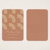 Carte d'affichage moderne Rainbow personnalisée (Devant & derrière)