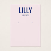 Carte d'affichage moderne Retro Light Rose (Devant)