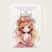 Carte d'affichage moderne simple bijoux en or (Devant)