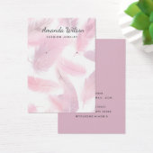 Carte d'affichage moderne simple bijoux rose (Bureau)