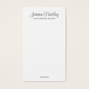 Carte d'affichage moderne simple Noir Blanc