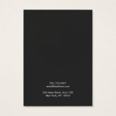 Carte d'affichage moderne Subtle Rose Gold (Dos)