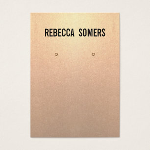 Carte d'affichage moderne Subtle Rose Gold