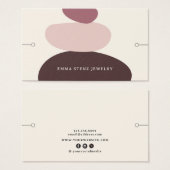 Carte d'affichage moderne Zen Jewelry Bracelet (Devant & derrière)