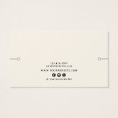 Carte d'affichage moderne Zen Jewelry Bracelet (Dos)