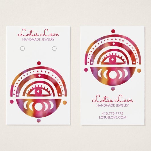 Carte d'affichage Mystic Moons Elevant Collier Bij (Devant & derrière)