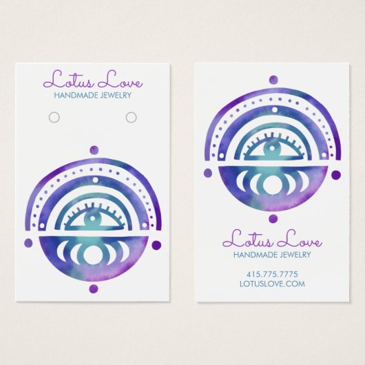 Carte d'affichage Mystic Moons Elevant Collier Bij (Devant & derrière)