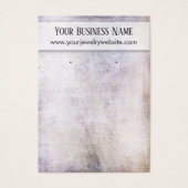 Carte d'affichage Neutre Porte-oreille Grunge (Devant)