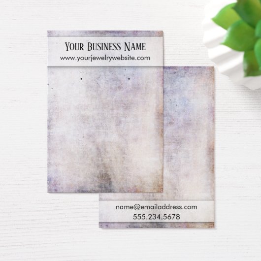 Carte d'affichage Neutre Porte-oreille Grunge (Bureau)