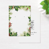 Carte d'affichage Noël Holly Earring (Bureau)