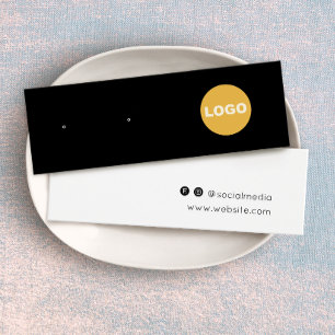 Carte d'affichage noir pour porte-bijoux