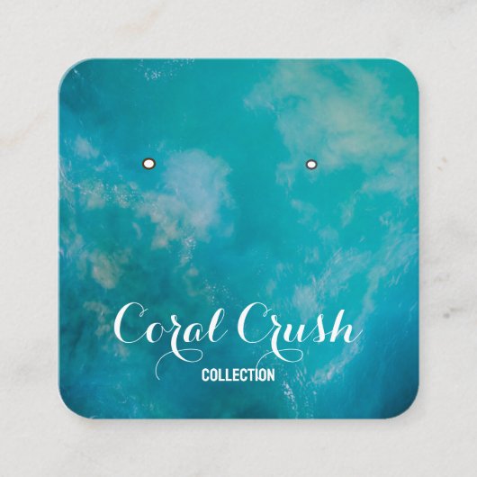 Carte d'affichage Ocean Calligraphy (Devant)