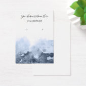 Carte d'affichage Ombre Blue Watercolor (Bureau)