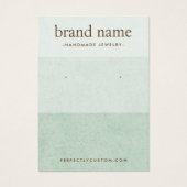 Carte d'affichage Ombre vert pâle (Devant)