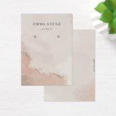 Carte d'affichage Pastel Dusty Rose & Or (Bureau)