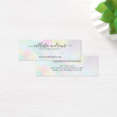 Carte d'affichage Pastel Holographique Arc-en-ciel (Bureau)