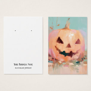 Carte d'affichage Pastel Jack-O-Lantern