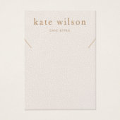 Carte d'affichage Pastel Pink Leather (image) Coll (Devant)