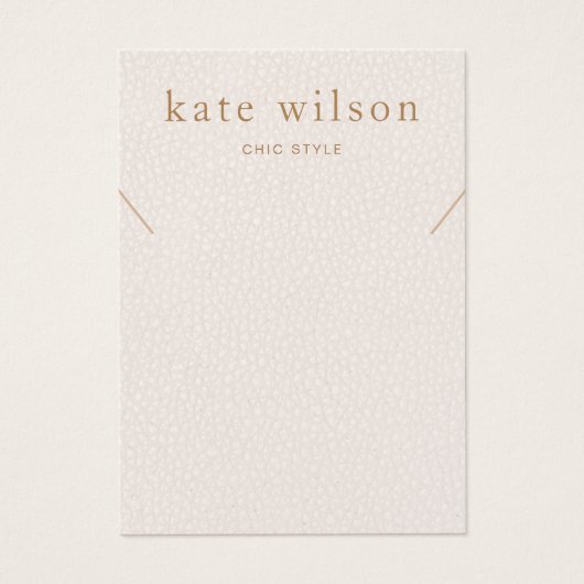 Carte d'affichage Pastel Pink Leather (image) Coll (Devant)