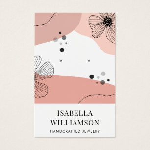 Carte d'affichage Peach Pink Blush Flower