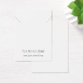 Carte d'affichage Pendentif simple écriture manusc (Bureau)