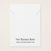 Carte d'affichage Pendentif simple et moderne (Devant)