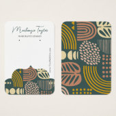 Carte d'affichage personnalisée Abstraite moderne (Devant & derrière)