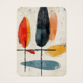 Carte d'affichage personnalisée Abstraite moderne (Dos)