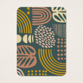 Carte d'affichage personnalisée Abstraite moderne (Dos)