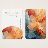 Carte d'affichage personnalisée Abstraite moderne (Devant & derrière)