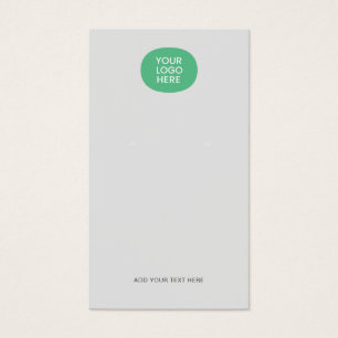 Carte d'affichage personnalisée Ajouter un logo Gr