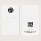 Carte d'affichage personnalisée du logo profession (Devant & derrière)