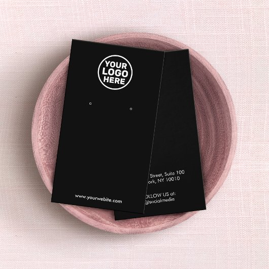 Carte d'affichage personnalisée en noir Ajouter vo