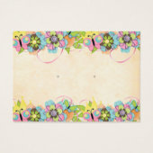 Carte d'affichage personnalisée Floral Nature Stud (Devant)