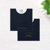 Carte d'affichage personnalisée Logo et collier de (Bureau)