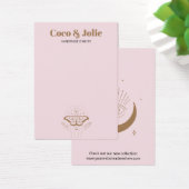 Carte d'affichage personnalisée pour le logo Boho  (Bureau)