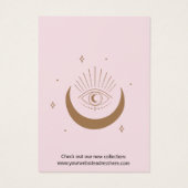 Carte d'affichage personnalisée pour le logo Boho  (Dos)