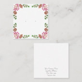 Carte d'affichage personnalisée pour les cadeaux d (Devant / Derrière)