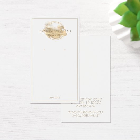 Carte d'affichage Platinum Gold Parties scintillan (Bureau)