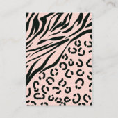 Carte d'affichage poster de animal avec support d' (Dos)