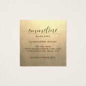 Carte d'affichage pour bijoux à oreille minimalist (Dos)