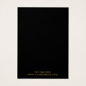 Carte d'affichage pour bijoux à oreille noire Mono (Dos)