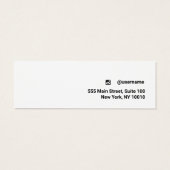 Carte d'affichage pour bijoux à oreille rétro (Dos)