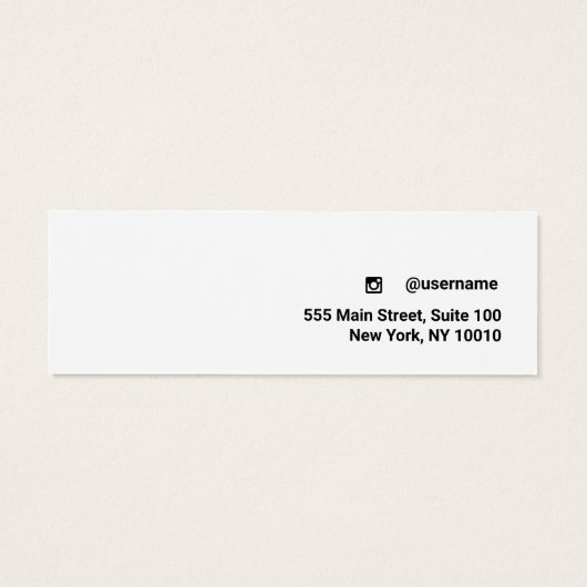 Carte d'affichage pour bijoux à oreille rétro (Dos)