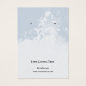 Carte d'affichage pour bijoux à oreilles, ciel ble (Devant)