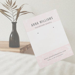 Carte d'affichage pour bijoux à oreilles ・ Dentell